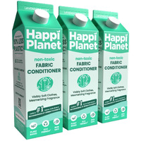 Happi Planet | Natural Fabric Conditioner & Fabric Softener | 3L | Softer Clothes, Lavender & Mint Freshness | Plant Based, Non-Toxic, Eco-Friendly, Organic, Herbal | Safe For Woolens & Baby Clothes