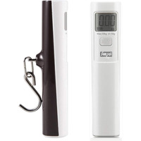 Sansui Battery-Free Portable Digital Luggage Scale With Metal Hook (50 Kg, White)