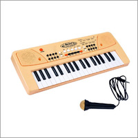 Gesto Piano For Kids With Mic Recorder - 37 Keys 8 Rhythms 8 Tones 6 Demos Portable Musical Toys, Keyboard Musical Instrument For Boys Girls | Baby Toy For Age 3 To 14 Years (Tan Color)