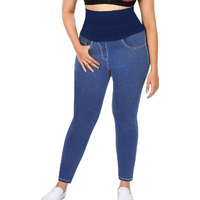 Dermawear Women Stretchable High Waist Regular Fit Shapewear Denim Jeans (Sd-1202-Cobalt Blue_40)