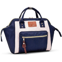 Vismiintrend Mini Diaper Bag Backpack For Mothers For New Born Baby Boy And Girl Products Carry & Travel | Mother, Maternity, Hospital | Gifts For Mom To Be | Small (Blue White)