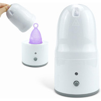 Azah Menstrual Cup Sterilizer | Portable Sterilizer For Menstrual Cup For Women & Girls | Clean Your Cup With Ease | Kills 99.9% Germs In 3 Minutes With Steam | Bpa Free & Auto Power Cut-Off