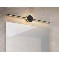 Filliska 18 Watt Modern Led Picture/Dressing/Vanity/Bathroom/Mirror Light With 3 Step Light Mode & Non-Adjustable Head (White, Warm White And Neutral White) (Sleek Black-177)