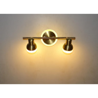 Filliska 3 In 1 Double Wall Spot/Picture/Display/Mirror Light With Adjustable Head And Colour Changing Function (Luxurious Gold-987)