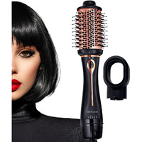 Urban Yog Makemeebold 3-In-1 Hot Air Brush| 1.5-Inch Barrel | Hair Dryer Hair Straightener Volumizer Blow Dryer Styling Tool,1200 Watt, Multicolour