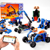 Avishkaar Mex 5-In-1 Diy Robotics Starter Kit, Robot Toys For Kids Aged 8-12, Building & Construction Set With 100+ Parts, Learning & Educational Stem Kit, Made In India, Multicolor