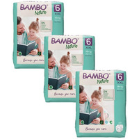 Bambo Nature Premium Baby Tape Diapers For Baby Small Size (16+ Kgs) - Super Absorbent, Breathable, Extra Soft, Dermatologically Tested, Hypoallergenic Infant Nappies With Wetness Indicator, 60 Count