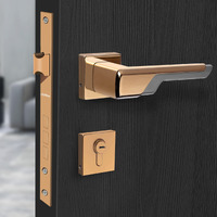 Plantex Premium Door Lock With 3 Years Of Warranty/Main Door Lock For Home/Mortise Lock For Door - Main Door Lock Set(7093 - Pvd Choco & Satin Black Matt)