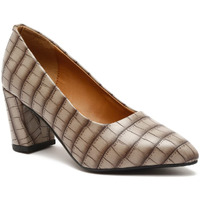 Bruno Manetti Women's Nude Slipon Pointed Toe Back Close With Comfort Heels