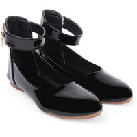 Siya Girls Sandal For Kids Girlsballet Flat Black