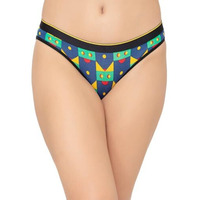 Bummer Women's Printed Micro Modal Bikinis Panties | Soft & Breathable Underwear | Pack Of 1