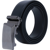 Labnoft Men's Auto Lock Pu Leather Belt (Belt-045-Black)