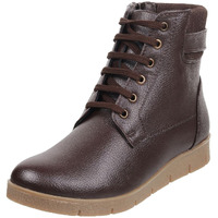 Mochi Women Brown Leather Ankle Boot Uk/6 Eu/39 (31-96)
