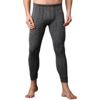 Wearslim Premium Winter Thermal Bottom Underwear For Men | Ultra Slim And Soft Winter Warmer Inner Wear Johns Lower Pant Black