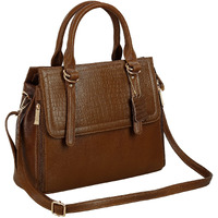 Hyatt Leather Accessories Natural Leather Top-Handle Satchel Tote Ladies Handbags & Shoulder Sling Bags For Women Office Branded Stylish Latest Size-L-11 X H-10 X W- 5 In (Black) (Tan)