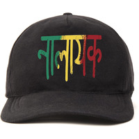 Primebox Head Caps For Men Unisex With Adjustable Velcro Strap Cap Summer Caps Men Sports Cricket Caps, Gym Cap (Black Cap Nalayak Print)