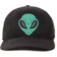 Primebox Head Caps For Men Unisex With Adjustable Velcro Strap Cap Summer Caps Men Sports Cricket Caps, Gym Cap (Black Cap Alien Green Print)