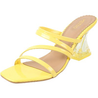 Metro Women Yellow Chunky Heel Fashion Sandal Uk/7 Eu/40 (40-167)