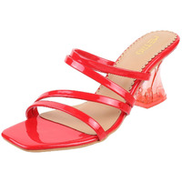 Metro Women Red Chunky Heel Fashion Sandal Uk/4 Eu/37 (40-167)