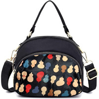 Handcuffs Women Sling Bags Stylish Korean Handbags Casual Crossbody Bag Lightweight Side Bag (Assorted) (Black)