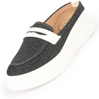 Fausto Fst Fjdwc-7013 Grey-38 Women's Grey Fashion Outdoor Height Enhancer Open Back Slip On Upper Denim Casual Shoes (5 Uk)