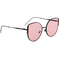 Royal Son Latest Stylish Cat Eye Oval Goggles Sunglasses For Women Girls Ladies (Pink Lens)