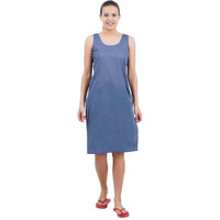 Happy Bunny Full Knee Length Cotton Camisole Inner Long Slip For Women - Firm Notstretchable Slip Lining For Kurti And Chickankari Suits/Tops - Suits Summer And Winter
