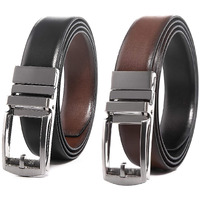 Contacts Men Leather Belt (Pack Of 1) (Coalt18-Blbr_Brown)