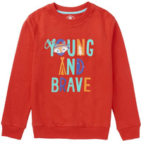 4 Years Boys Sweatshirt By Cub Mcpaws | Cotton Round Neck Full Sleeves Kids Sweatshirt For Boys| Stylish Red Boys Winter Wear| 04-05Y
