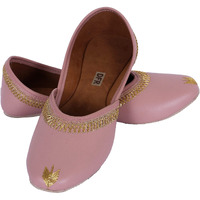 Dfr Women Juti | Mojari Jutti For Women | Ethnic Punjabi Shoe Belle For Girls, Color - Pink, Uk Size - 8