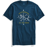 Adro Die With Memories Not With Dreams Mens Printed T-Shirt (L, Steel Blue)