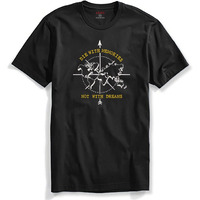 Adro Die With Memories Not With Dreams Mens Printed T-Shirt (M, Black)