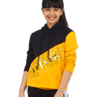 Real Basics Girl's Cotton Hooded Neck Sweatshirts (Rb-Ghood-P1-1314-Beyondhoodie003_Multicolor_13 Years-14 Years)