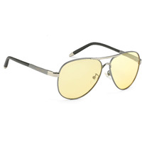 Royal Son Men Women Aviator Polarized Sunglasses Yellow Lens - Chi0082-C4-R1