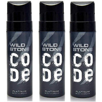 Wild Stone Code Platinum Deo - Pack Of 3