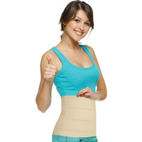Lady Hawk Dyna Sego Elastic Abdominal Corset 4 Panel Support Belt Binder With Vertical Adjustments For Women After Delivery,Universal Size Elastic Corset Post Pregnancy Waist Belt,Abdominal Support