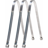 Nurpi Steel Tongue Cleaners Flat Design For Adult Pack Of (3)