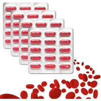 Mumfer-Max (Pack Of 4) 60 Tablets|Iron,Folic Acid Supplement,Vitamin C & Vitamin B12|Supports Blood Building,Immunity & Energy, 100 Grams