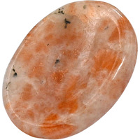 Certified Sunstone Crystal Thumb Worry Pebbles Stones For Anxiety Stress Relief Massage - Aaa Grade Original Healing Gemstone Agate Rubbing Stone For Yoga Meditation Spiritual Reiki Feng Shui