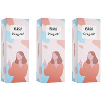 Plush Preg-Oh! Midstream Pregnancy Kit Test For Women | Single Step Hygienic Testing Process | 3 Individually Sealed Tests With Manual | 99% Accuracy X Pack Of 3