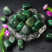 Remedywala Energized Green Jade Tumble Stone For Reiki Healing 100 Grams
