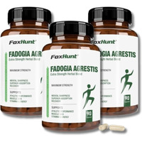 Fox Hunt Fadogia Agrestis 600Mg 1200Mg Per Serving Powerful Extract To Support Athletic Performance, Maximum Strength Men,S Health Supplement For Muscle Growth 60 Capsules (Pack Of 2)
