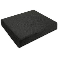 The White Willow Chair Cushion Pad-Seat Cushion For Chair-Hr & Memory Foam Car Seat Cushion-Tailbone, Hip Support & Back Pain Relief Sitting Pillow-Floor & Office Chair Cushion-(18" Lx18 Wx3 H)