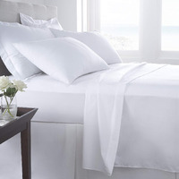 Huesland By Ahmedabad Cotton 144 Tc Cotton King Size Bedsheet With 2 Pillow Covers - White(9Ft X 9Ft)