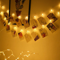 Fizzytech Heart Shape Photo Clip Lights 16 Led, 3 Meter Length (Warm White,Corded Electric,Plastic)