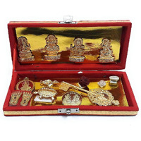 Astrodidi Metal Dhan Versha Lakshmi Laxmi Kuber Bhandari Sarv Samriddhi Yantra Box