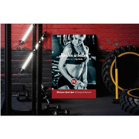 Namaste Home Laminated Paper Poster - Motivational Gym Poster - Workout & Exercise Poster (Laminated Paper, Large Size 36X24 Inches, Multicolour)
