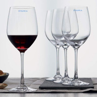 Syanka Italian Premium Wine Glasses Set Of 6, 360Ml, Transparent, Ideal For White Or Red Wine, Lead Free Wine Glasses