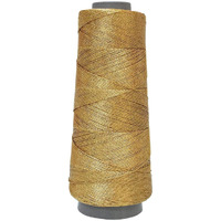 Embroiderymaterial Metallic Zari Thread, Gold, 0.5Mm, 274M/30G, Machine-Safe, Ideal For Jewellery, Aari Work & Embroidery