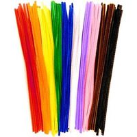 Amigozz Pipe Cleaner 12: Multi Color : 100Pcs : For Hobby Crafts, Scrapbooking, Diy Accessory(Color As Per Availability)